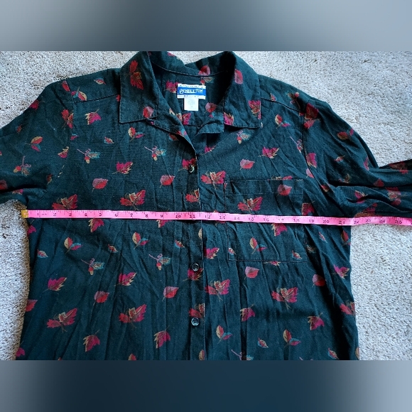 Pendleton Vintage Button-up Autumn Fall Leaf Print - Picture 7 of 10